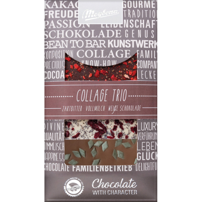 Collage-Tafel "Trio" 3x30g