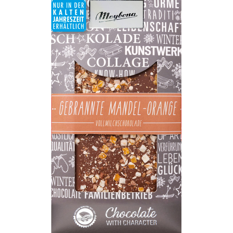 Collage-Tafel 100g VM "Gebr. Mandel-Orange"