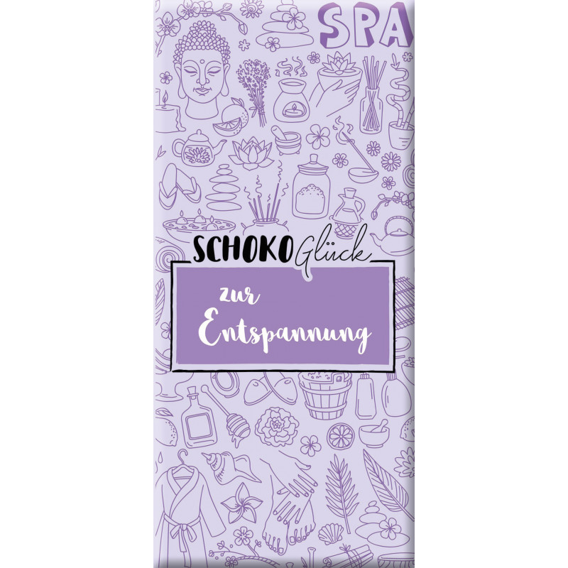 SchokoGlück "Entspannung" VM 100g Flachtafel